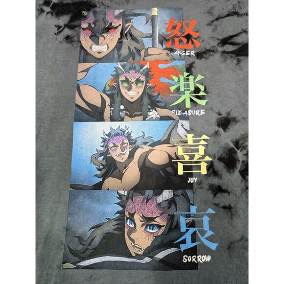 Demon Slayer: Kimetsu No Yaiba: Swordsmith Village Arc Hantengu Tie-Dye-Large - Picture 2 of 4
